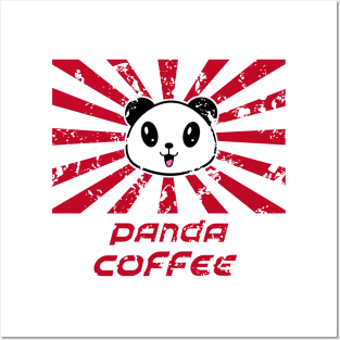 Panda coffee Posters and Art